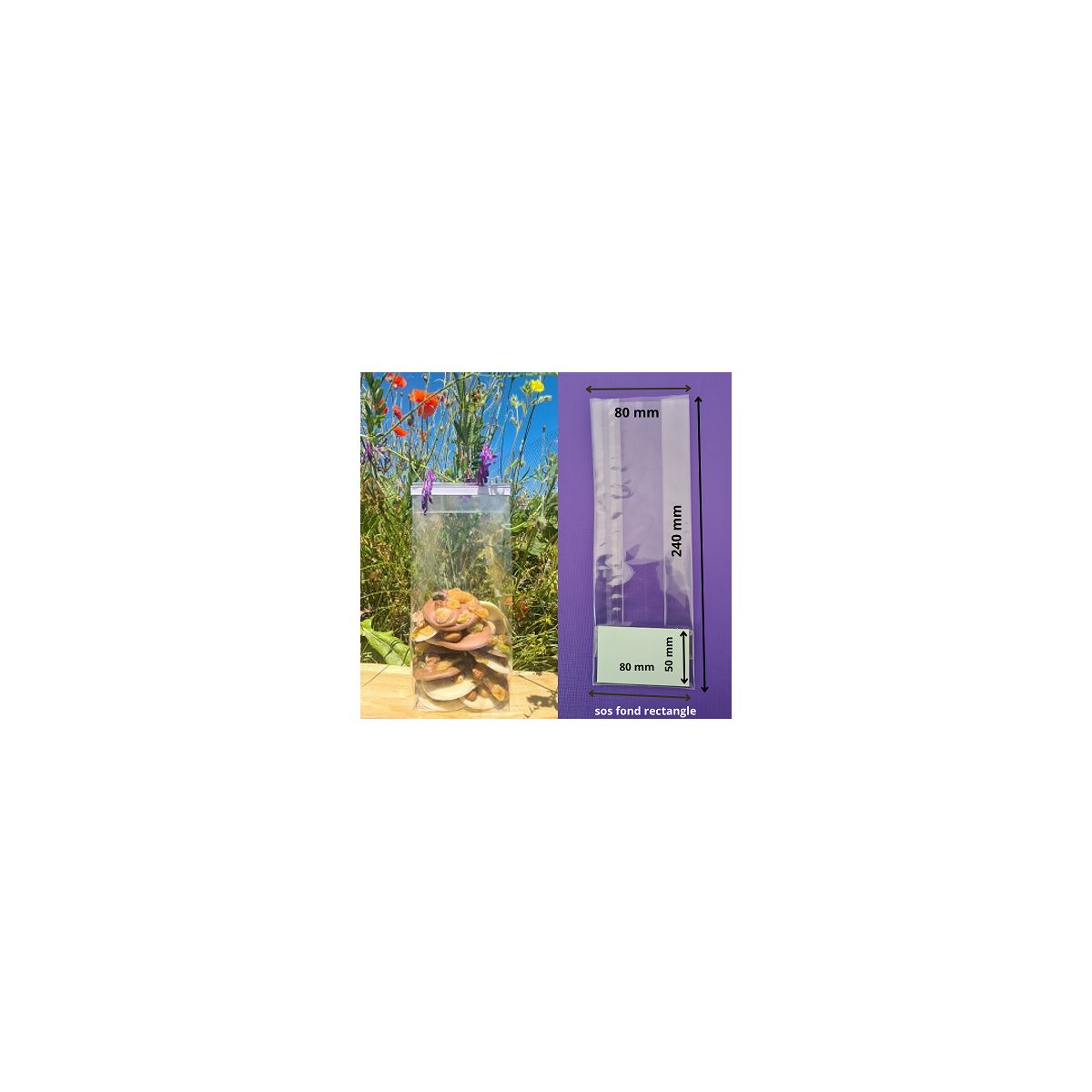 SAC SOS CRISTAL FOND CARTON