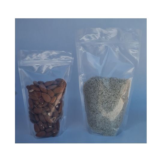 DOYPACK TRANSPARENT 100% RECYCLABLE