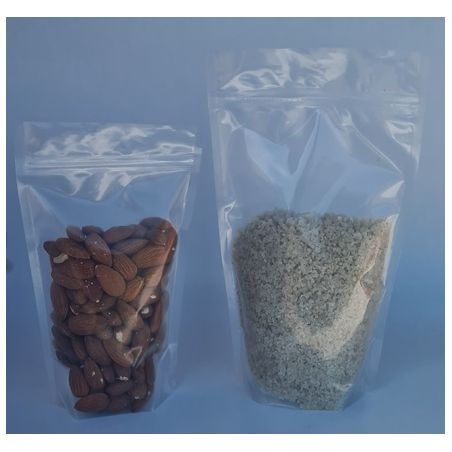 DOYPACK TRANSPARENT 100% RECYCLABLE