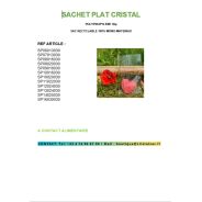 SACHET PLAT CRISTAL