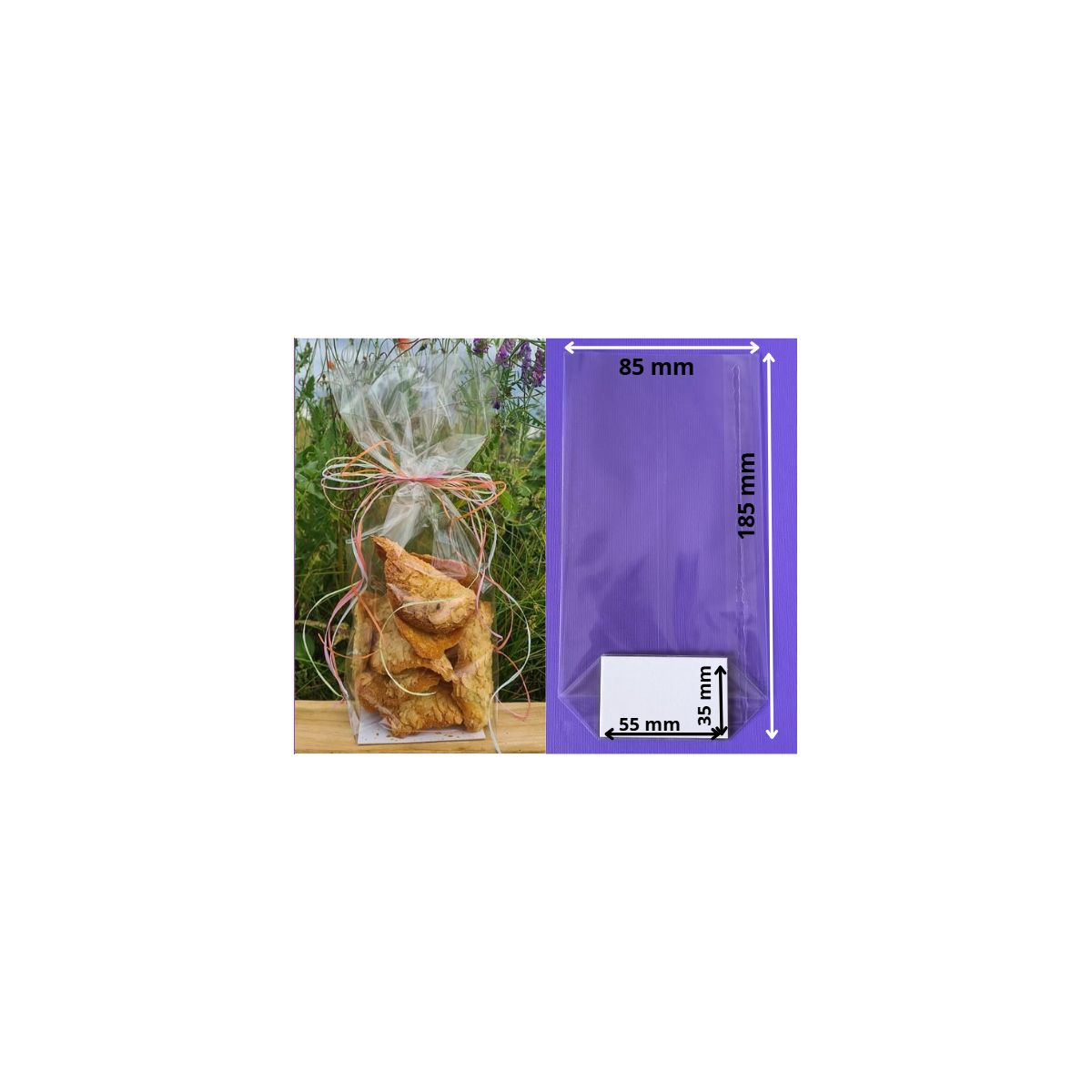 SACHET CRISTAL FOND CARTON