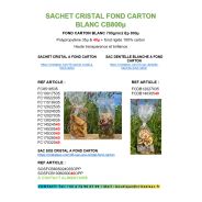 SAC CRISTAL FOND CARTON CB800µ