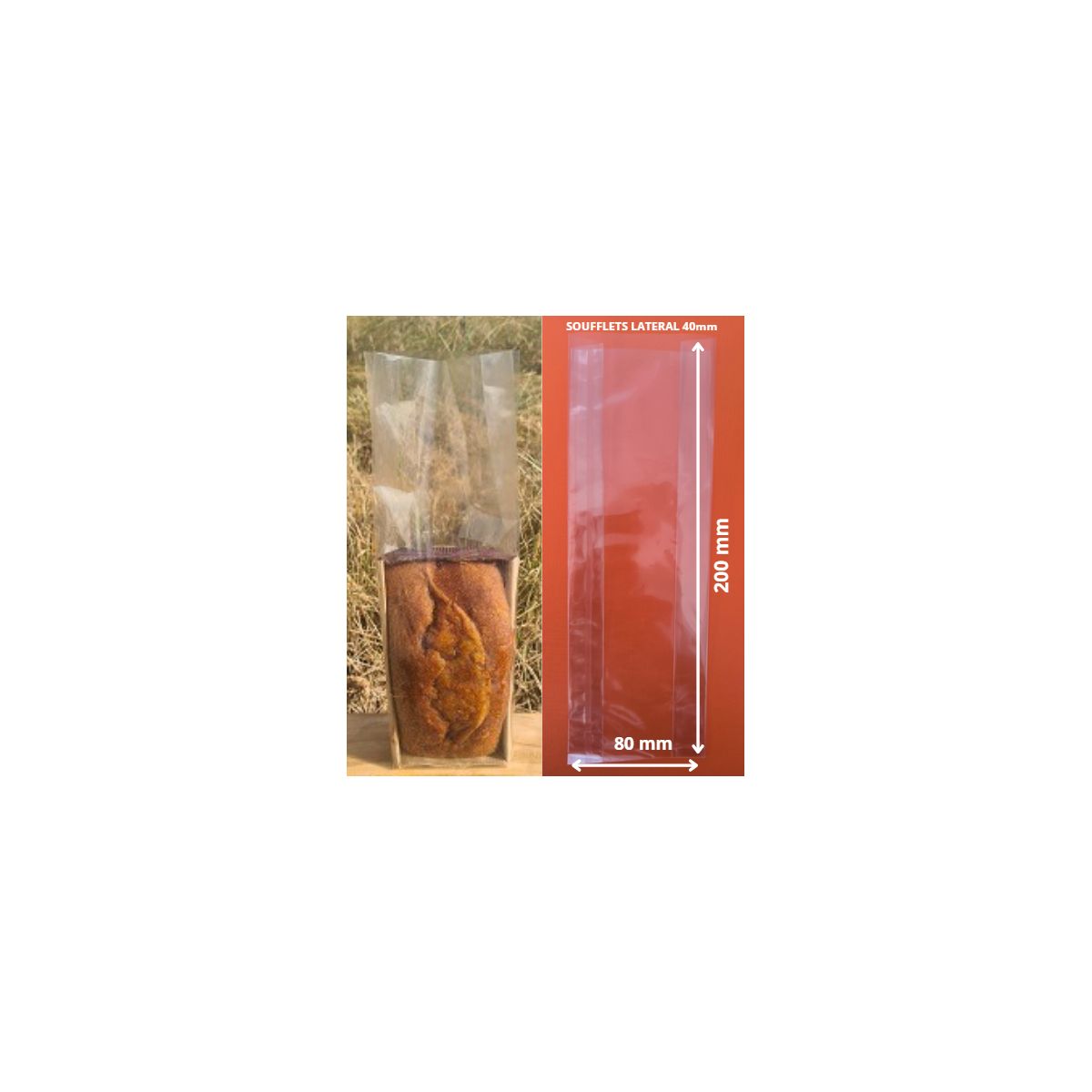 SACHET PLAT A SOUFFLETS