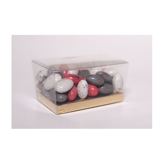 BALLOTINS TRANSPARENTS FOND OR