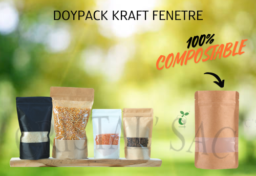 DOYPACK KRAFT FENETRE